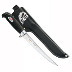 Soft Grip Fillet Knife + Sharpener - 6 inch