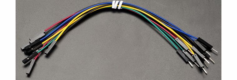 Rapid Jumper Wires Dupont Cable M-F 26AWG 1 Pin 2.54mm