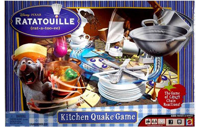 Ratatouille Kitchen Quake Game