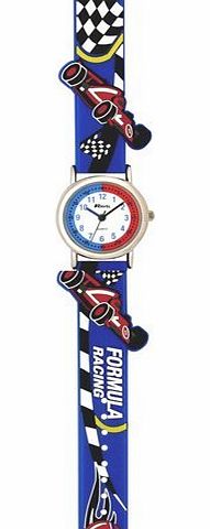Ravel Childrens 3D Racing Car Easy Read Watch