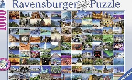 99 Beautiful Places on Earth 1000 Piece Puzzle