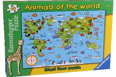 Animals Of The World 60pc Giant