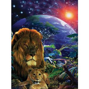 Ravensburger Father and Son 1000 Piece Glow In The Dark Jigsaw Puzzle