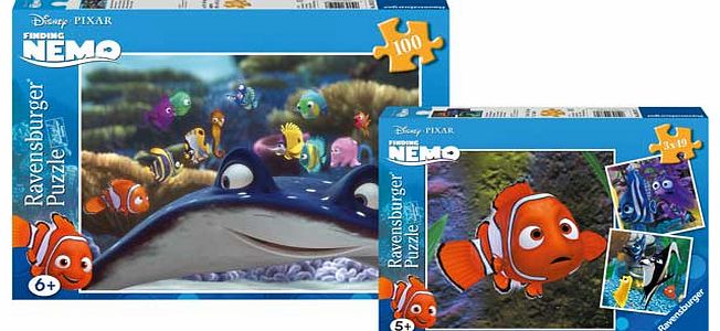 Ravensburger Finding Nemo 100pc and 3x49pc Puzzles