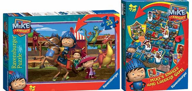 Ravensburger Mike the Knight Game and 35 Piece