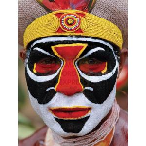 National Geographic Painted Face 1000 Piece Jigsaw Puzzle