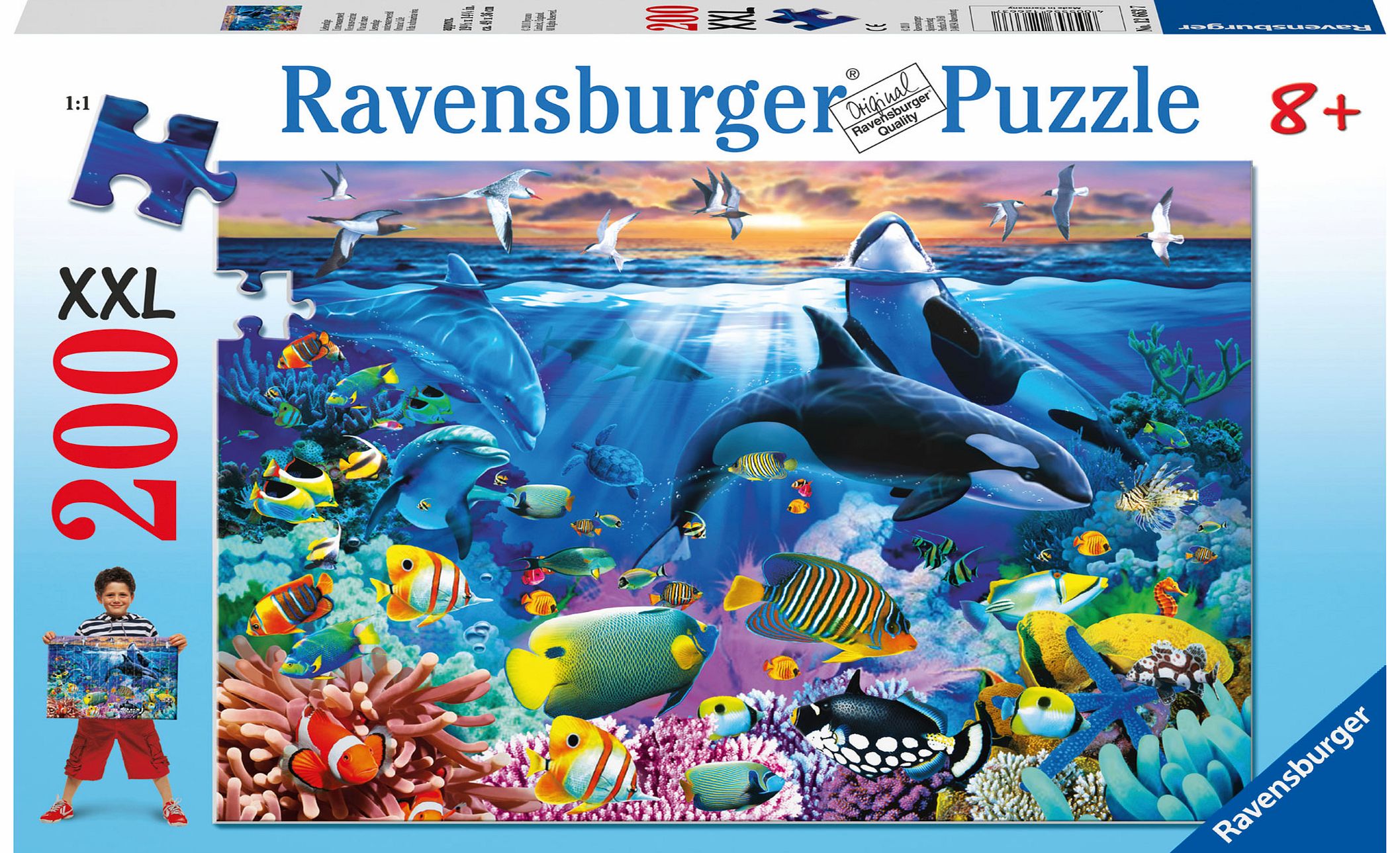Ocean Life 200 Piece Jigsaw Puzzle - XXL