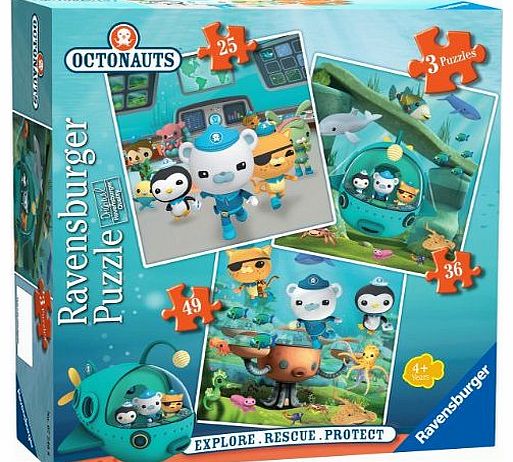 Ravensburger Octonauts 3 in a Box Jigsaw Puzzles