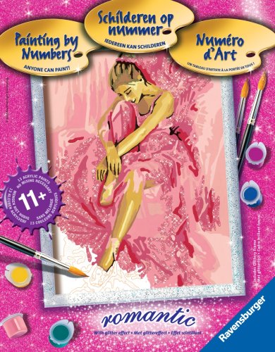Paint By Numbers - Ballerina with glitter