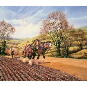 Ravensburger Ploughing in Spring 500 Piece Jigsaw Puzzle