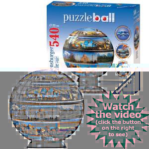Ravensburger Puzzleball Around The World 540 Piece