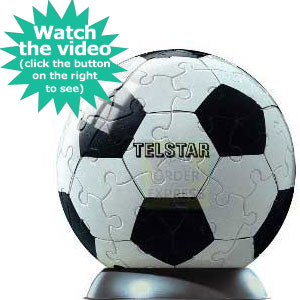 Puzzleball Mini Historical Telstar 1974 Football 60 Piece