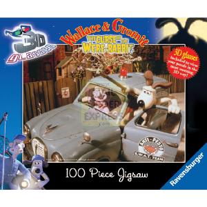 Ravensburger Wallace and Gromit 3D 100 Piece Jigsaw Puzzle
