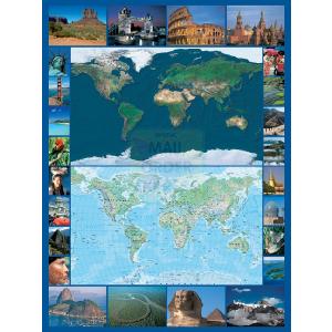 Ravensburger World Map 1500 Piece Jigsaw Puzzle