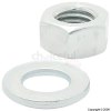 Nuts and Washers Pack of 20 B-OW-NW-M8 M8 ZP