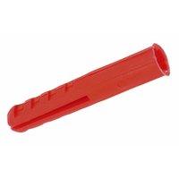RAWLPLUG andreg; Plastic Plugs Red 3.5-5mm Pack 100