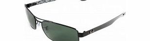 RayBan RB8316 62 Tech Carbon Fibre Black Green