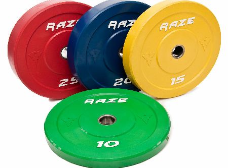 Raze 10kg Premium Series Solid Rubber Olympic Plate -