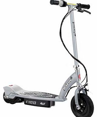 E100 Black and Silver Electric Scooter