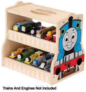 wooden train storage