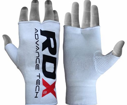 RDX Authentic RDX Boxing Fist hand inner gloves Muay Thai Wraps White, Large