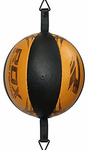 Authentic RDX Leather Double End Dodge Speed Ball MMA Boxing Floor to Ceiling Punch Bag EL