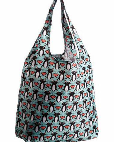 Re-uz Womens Carrier Gym Shopping Water Resistant Holiday Bag Cats RU2003-C2