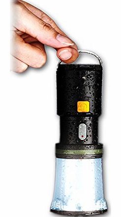 NEW Re-Wind Eco Friendly LED Camping Torch & Lantern - Features: Wind-up Action, Rechargeable, Powerful LED Beam, Telescopic Design Allows Torch or Lantern Preference, Rainproof, Pre-programmed Fl