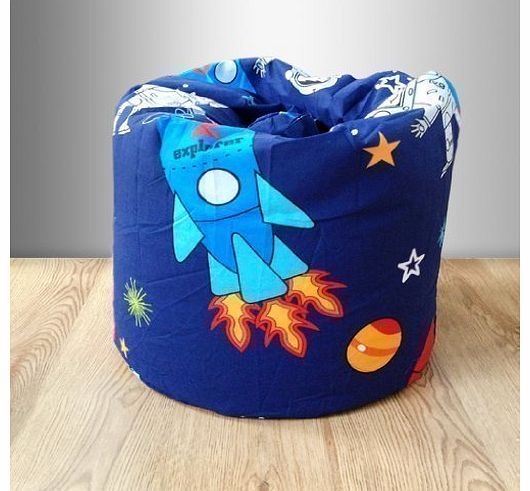 Ready Steady Bed Childrens Filled Bean Bag Space Boy