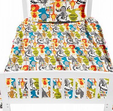Preorder for 14/12/2014 Delivery - Childrens Single Bed Size Born Free Print Duvet Cover Set. Size: 135cm x 200cm