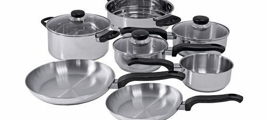 Ready Steady Cook Stainless Steel 7 Piece Pan Set