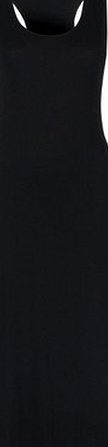 REAL LIFE FASHION LTD Womens Long Jersey Racer Back Plus Size Maxi Dress - Black - 16