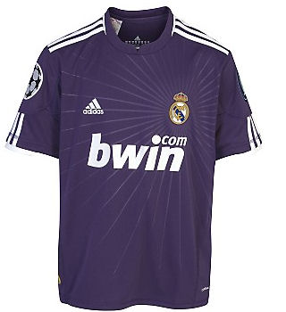 Real Madrid Adidas 2010-11 Real Madrid 3rd Adidas European Shirt