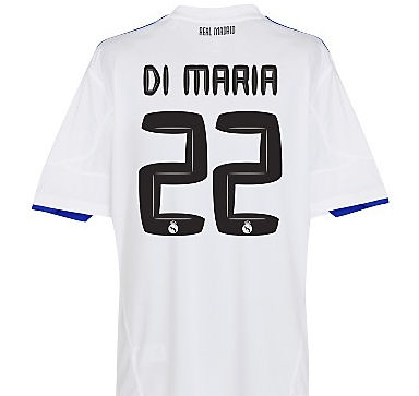 Adidas 2010-11 Real Madrid Home Shirt (Di Maria 22)