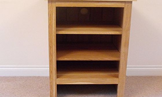 Really Good Somerset Range Oak HiFi unit, stand or cabinet, 580x800mm, 2 shelf, great for the Living room or Conservatory