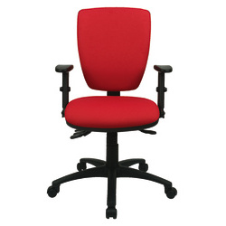 Petite Posture Office Chair - Burgundy