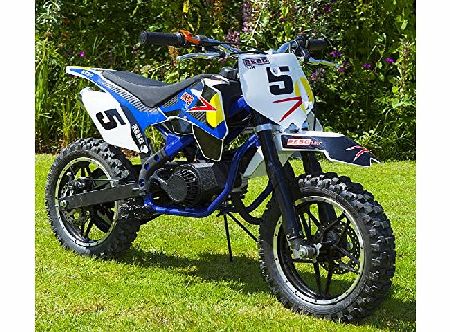 Rebo YZ50 Mini Dirt Mini Moto Motorbike Race Bike (Blue)