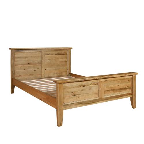Reclaimed Oak Panel Bed Double 4`