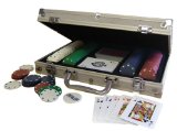 Deluxe Poker Set in Aluminum Case - 200 Dual-Toned Poker Chips