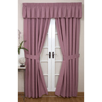Nova Pink 112/137cm 44/54```` Curtains Lined