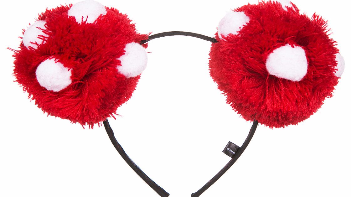 Red And White Bobble Disney Minnie Mouse Ears