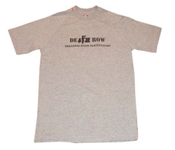 Red Dot Mens DEAF ROW print front t-shirt