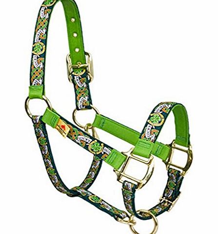 Red Haute Horse PJ Pet Products Lucky Horse Design High Fashion Premier Quality Horse Head Collar, Small