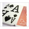 red Low Vision Broad Size Playing Cards