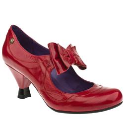 Female Charleston Leather Upper Evening in Red