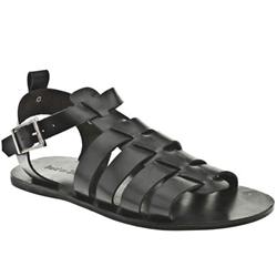 Red Or Dead Male Gladiator Sandal Leather Upper in Black, Brown