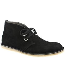 Red Or Dead Male Mr Briggs Dezzie Boot Suede Upper Casual Boots in Black