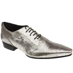 Red Or Dead Male Rock Gibson Leather Upper Laceup in Silver