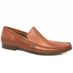 Red Or Dead Male Star Vamp Loafer Leather Upper in Tan
