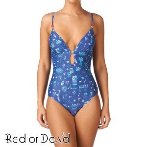 Red or Dead Swimsuits - Red or Dead Night Garden